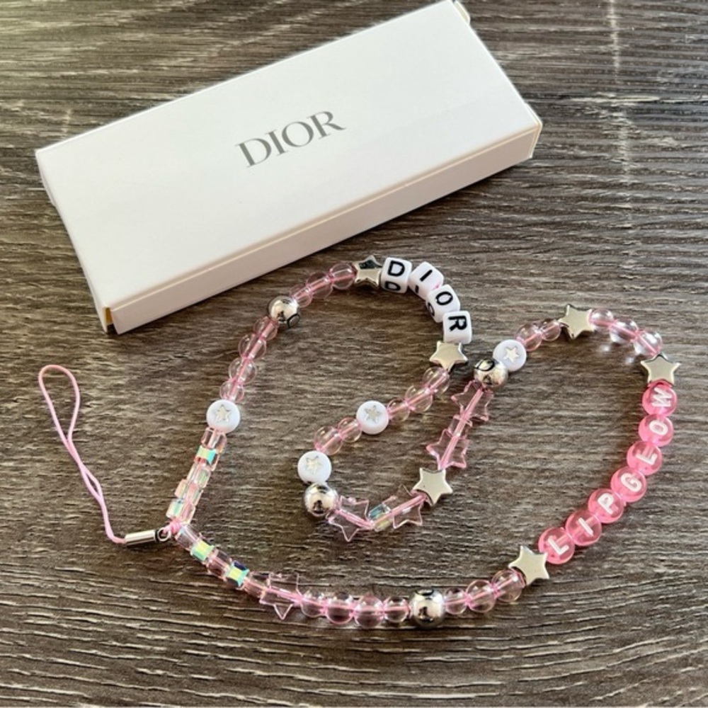 Dior Beauty Lipglow Pink Phone Chain